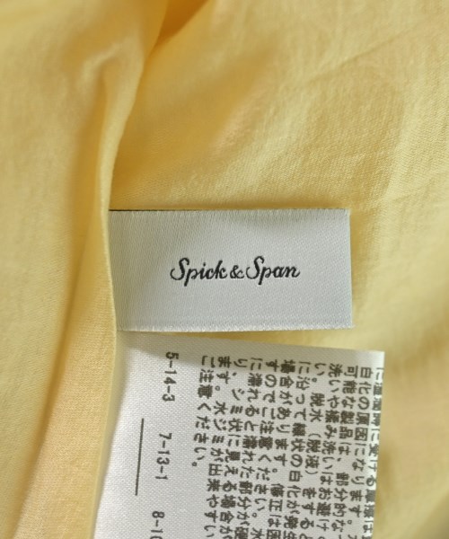 Spick and Span（スピックアンドスパン）ブラウス 黄 サイズ:F レディース/2200696572074
