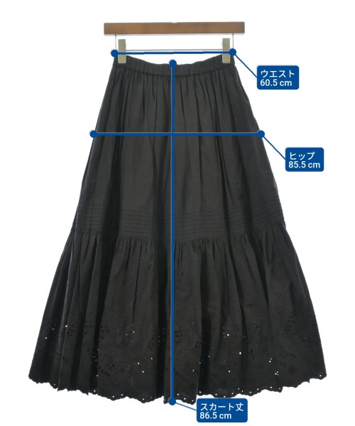Spick and Span（スピックアンドスパン）ロング・マキシ丈スカート 黒 サイズ:36(S位) レディース/2200697268099