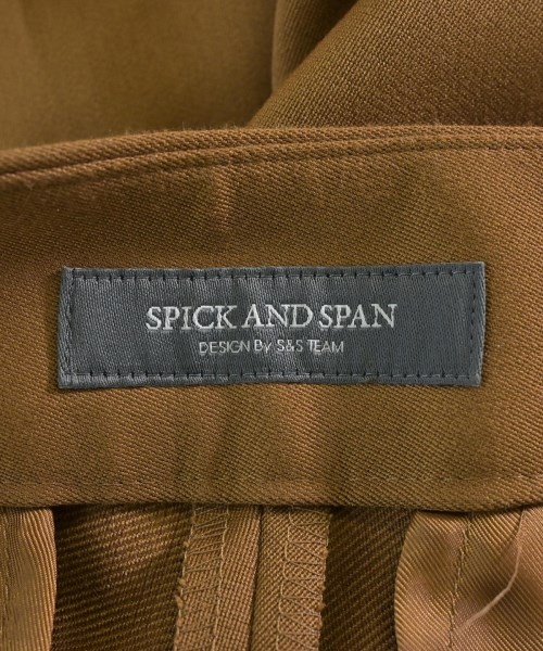 Spick and Span（スピックアンドスパン）スラックス 茶 サイズ:36(S位) レディース/2200699856041