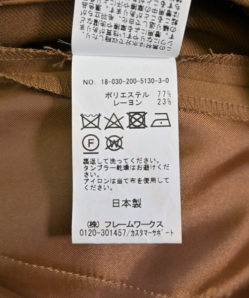Spick and Span（スピックアンドスパン）スラックス 茶 サイズ:36(S位) レディース/2200699856041