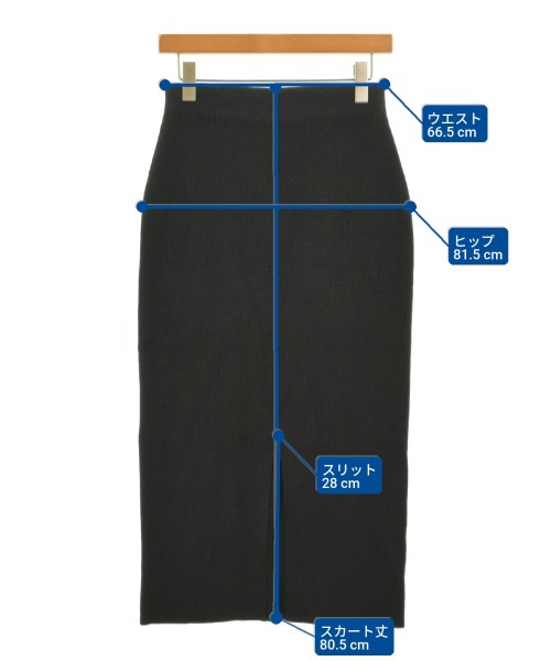 Spick and Span（スピックアンドスパン）ロング・マキシ丈スカート 黒 サイズ:36(S位) レディース/2200697159014