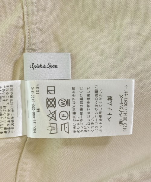 Spick and Span（スピックアンドスパン）カジュアルシャツ ベージュ サイズ:F レディース/2200697986054