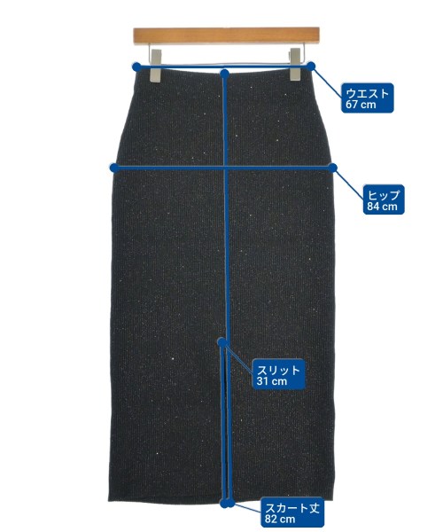 Spick and Span（スピックアンドスパン）ロング・マキシ丈スカート 黒 サイズ:-(M位) レディース/2200698781085