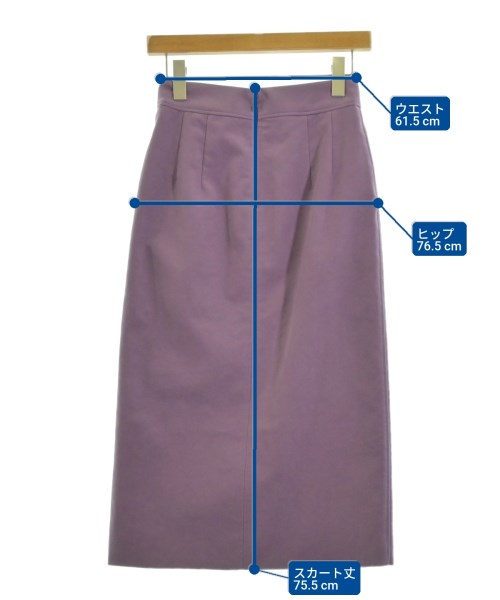 Spick and Span（スピックアンドスパン）ロング・マキシ丈スカート 紫 サイズ:34(XS位) レディース/2200655327066