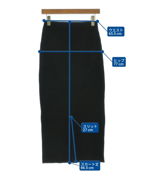 Spick and Span（スピックアンドスパン）ロング・マキシ丈スカート 黒 サイズ:38(M位) レディース/2200649965038