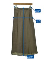 Spick and Span（スピックアンドスパン）ロング・マキシ丈スカート 茶 サイズ:36(S位) レディース/2200650229013