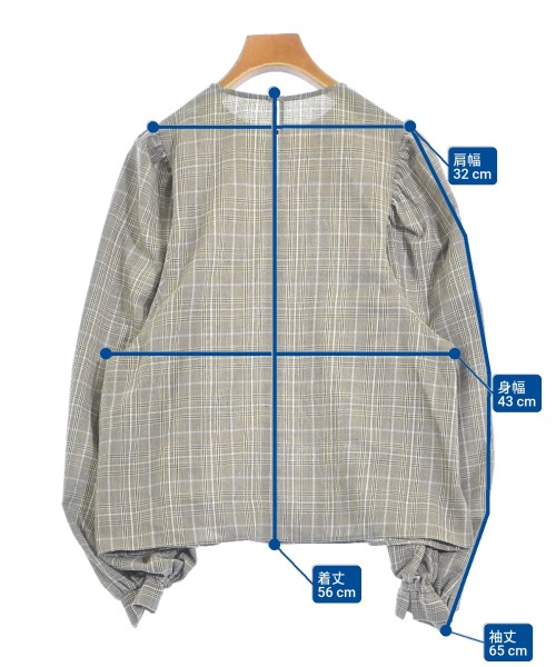 Spick and Span（スピックアンドスパン）ブラウス グレー サイズ:-(M位) レディース/2200644440042