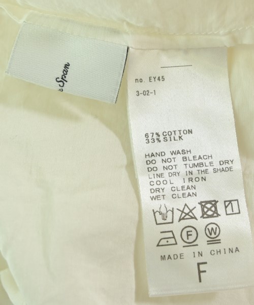 Spick and Span（スピックアンドスパン）カジュアルシャツ 白 サイズ:F レディース/2200646465081