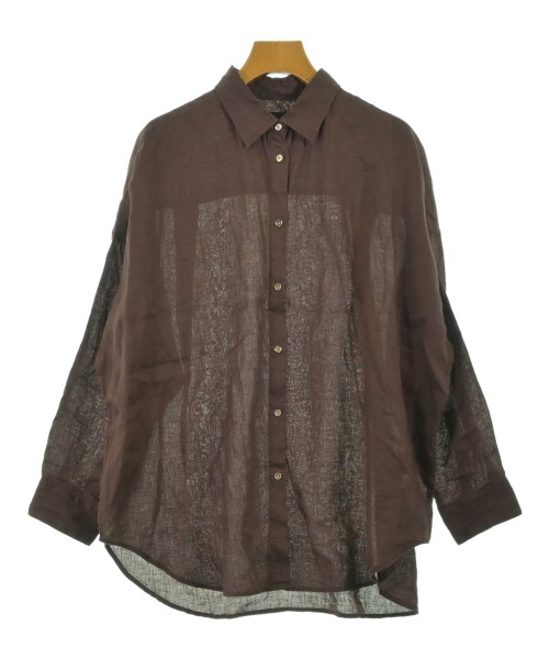 Spick and Span（スピックアンドスパン）カジュアルシャツ 茶 サイズ:F レディース/2200655195030
