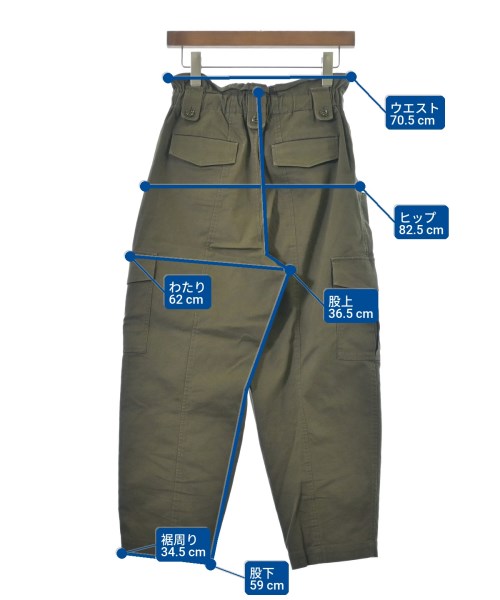 Spick and Span（スピックアンドスパン）カーゴパンツ カーキ サイズ:38(M位) レディース/2200657686017