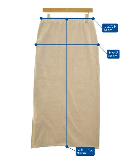 Spick and Span（スピックアンドスパン）ロング・マキシ丈スカート ベージュ サイズ:38(M位) レディース/2200655259107