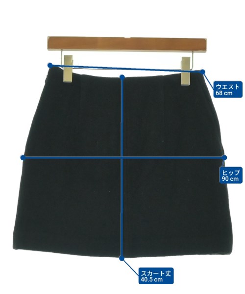 Spick and Span（スピックアンドスパン）ミニスカート 黒 サイズ:38(M位) レディース/2200656713011