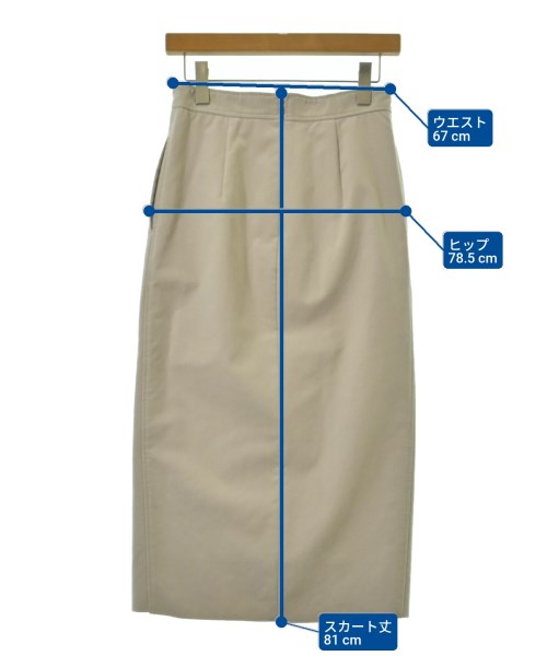 Spick and Span（スピックアンドスパン）ロング・マキシ丈スカート ベージュ サイズ:36(S位) レディース/2200657628024