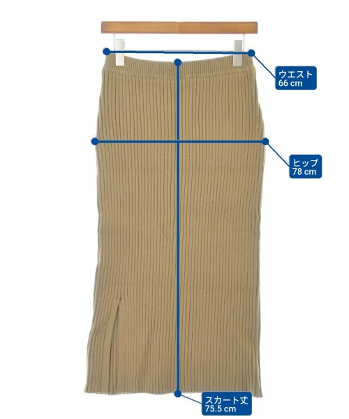 Spick and Span（スピックアンドスパン）ロング・マキシ丈スカート 茶 サイズ:36(S位) レディース/2200660429120