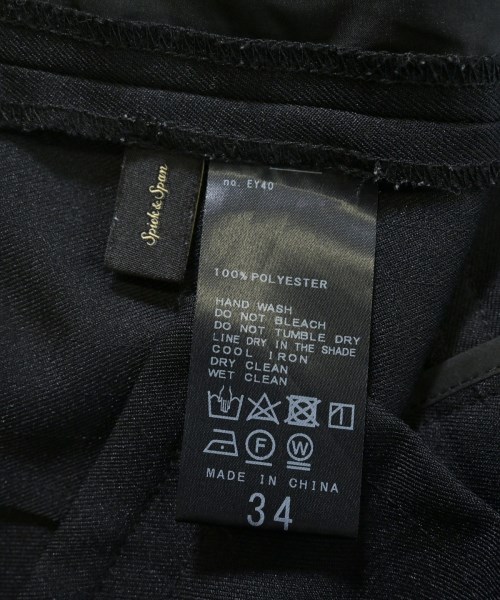 Spick and Span（スピックアンドスパン）スラックス 黒 サイズ:34(XS位) レディース/2200659355058