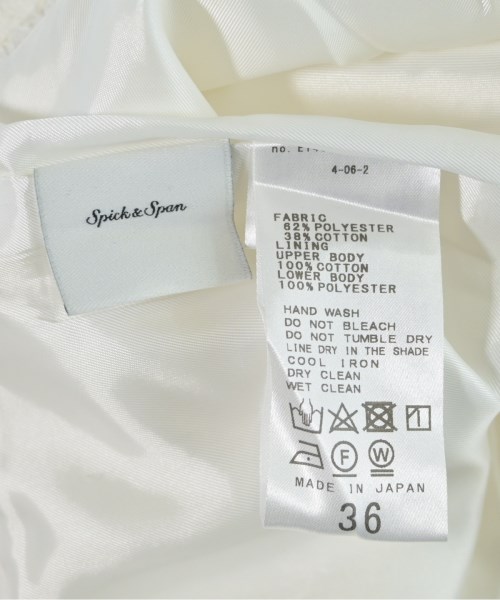 Spick and Span（スピックアンドスパン）オールインワン/サロペット 白 サイズ:36(S位) レディース/2200706883145