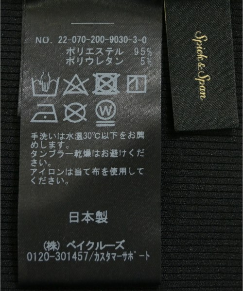Spick and Span（スピックアンドスパン）Tシャツ・カットソー 黒 サイズ:-(XS位) レディース/2200707510057