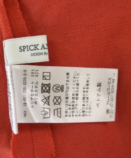 Spick and Span（スピックアンドスパン）ブラウス 赤 サイズ:F レディース/2200707941202