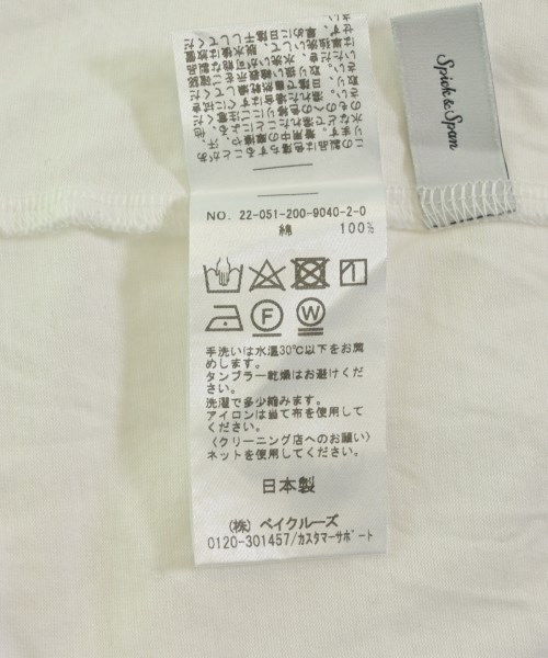 Spick and Span（スピックアンドスパン）Tシャツ・カットソー 白 サイズ:-(M位) レディース/2200693912163
