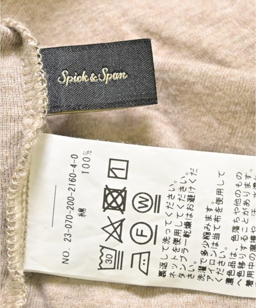 Spick and Span（スピックアンドスパン）Tシャツ・カットソー ベージュ サイズ:-(S位) レディース/2200712101073