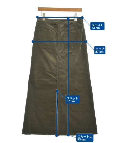 Spick and Span（スピックアンドスパン）ロング・マキシ丈スカート カーキ サイズ:40(M位) レディース/2200714428024