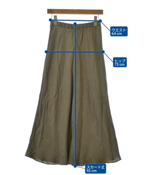 Spick and Span（スピックアンドスパン）ロング・マキシ丈スカート カーキ サイズ:36(S位) レディース/2200716138044