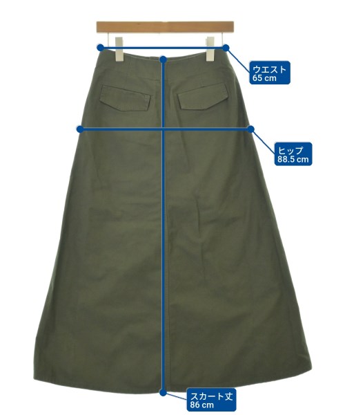 Spick and Span（スピックアンドスパン）ロング・マキシ丈スカート カーキ サイズ:36(S位) レディース/2200712480598