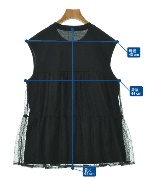 Spick and Span（スピックアンドスパン）Tシャツ・カットソー 黒 サイズ:-(M位) レディース/2200716622093