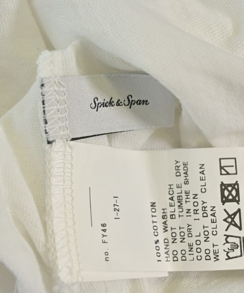 Spick and Span（スピックアンドスパン）Tシャツ・カットソー 白 サイズ:-(M位) レディース/2200717690015