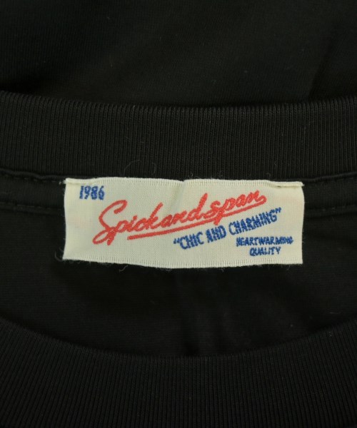 Spick and Span（スピックアンドスパン）Tシャツ・カットソー 黒 サイズ:F レディース/2200715019283