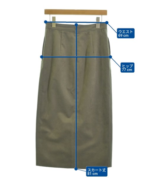 Spick and Span（スピックアンドスパン）ロング・マキシ丈スカート カーキ サイズ:38(M位) レディース/2200637855068
