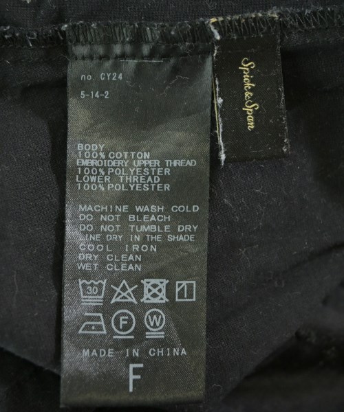 Spick and Span（スピックアンドスパン）ブラウス 黒 サイズ:F レディース/2200643293052