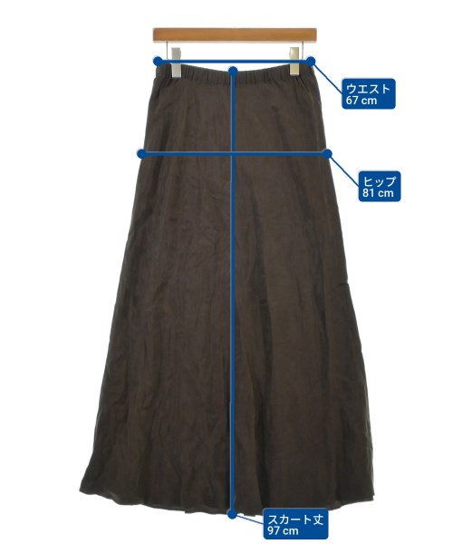 Spick and Span（スピックアンドスパン）ロング・マキシ丈スカート 茶 サイズ:38(M位) レディース/2200643462076