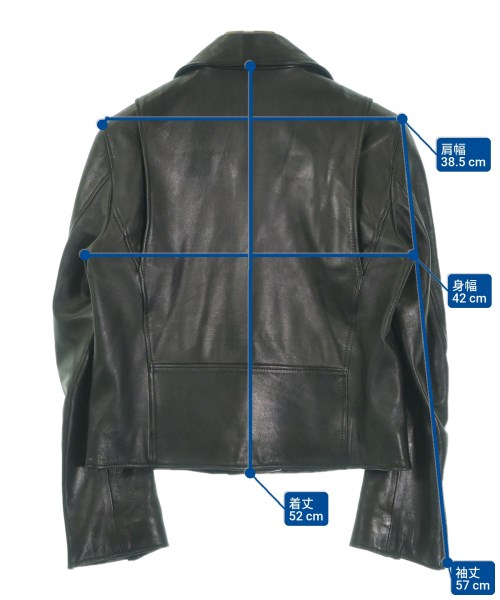 Spick and Span（スピックアンドスパン）ライダース 黒 サイズ:36(S位) レディース/2200646448015