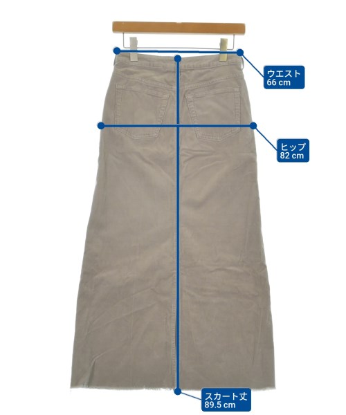 Spick and Span（スピックアンドスパン）ロング・マキシ丈スカート ベージュ サイズ:36(S位) レディース/2200618661053