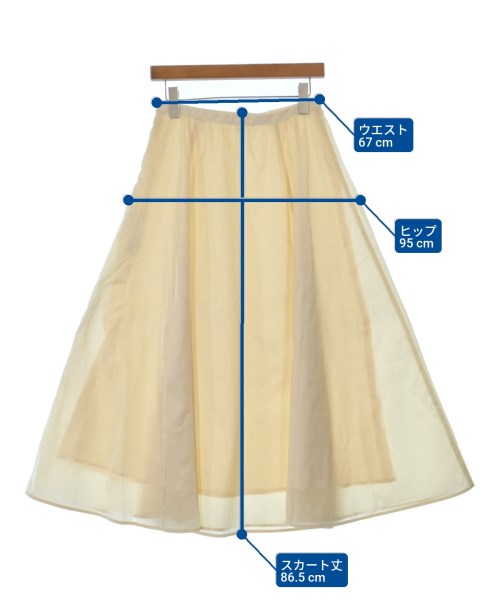 Spick and Span（スピックアンドスパン）ロング・マキシ丈スカート 白 サイズ:38(M位) レディース/2200640697013