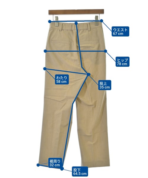 Spick and Span（スピックアンドスパン）スラックス ベージュ サイズ:36(S位) レディース/2200635013019