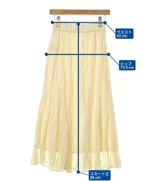 Spick and Span（スピックアンドスパン）ロング・マキシ丈スカート 白 サイズ:36(S位) レディース/2200623099186