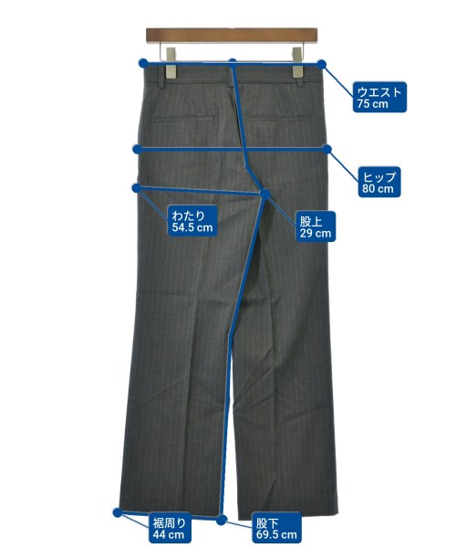 Spick and Span（スピックアンドスパン）スラックス グレー サイズ:36(S位) レディース/2200642570017