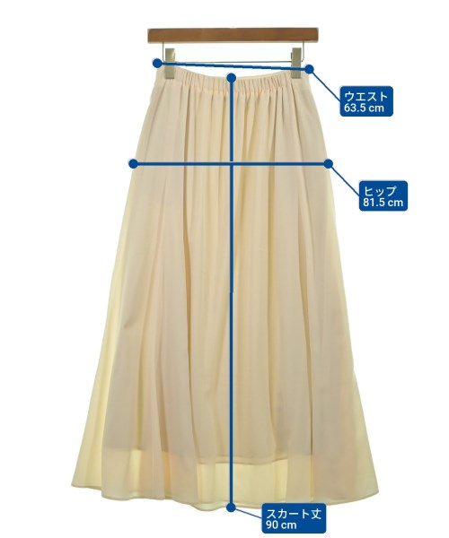 Spick and Span（スピックアンドスパン）ロング・マキシ丈スカート 白 サイズ:36(S位) レディース/2200636675025