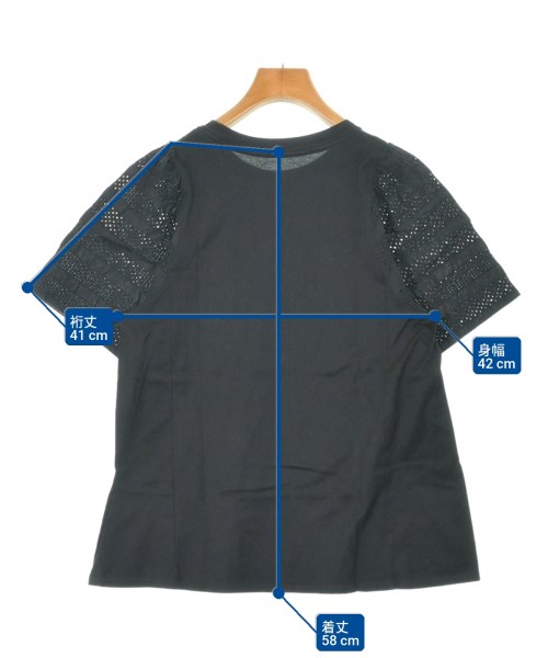 Spick and Span（スピックアンドスパン）Tシャツ・カットソー 黒 サイズ:-(M位) レディース/2200642657220