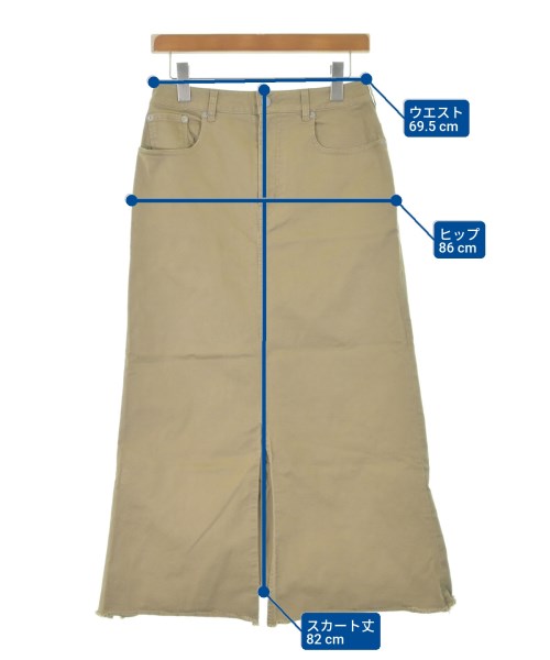 Spick and Span（スピックアンドスパン）ロング・マキシ丈スカート カーキ サイズ:38(M位) レディース/2200643323018