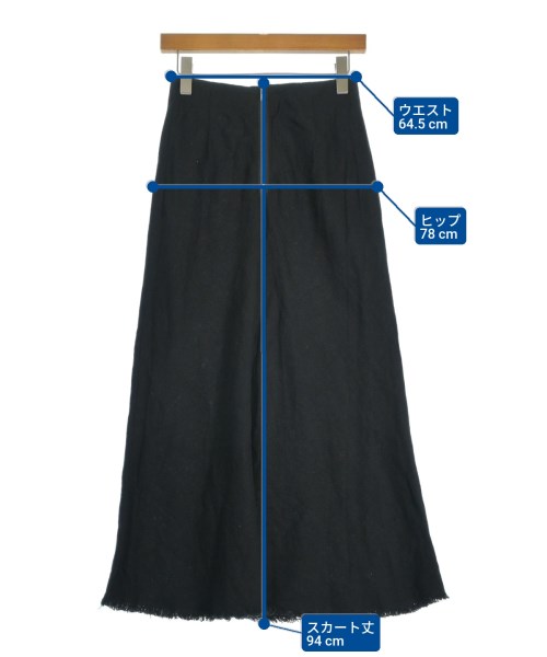 Spick and Span（スピックアンドスパン）ロング・マキシ丈スカート 黒 サイズ:36(S位) レディース/2200651057035