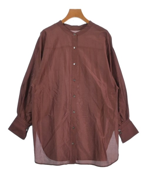 Spick and Span(スピックアンドスパン)ブラウス 茶 サイズ:F/2200648194224