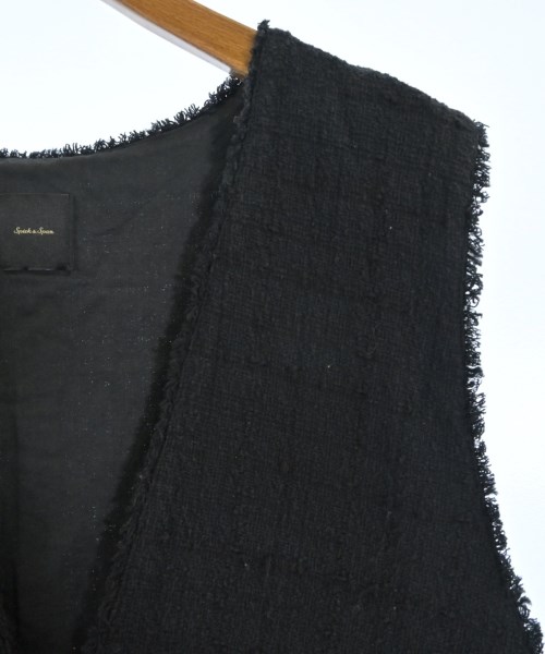 Spick and Span（スピックアンドスパン）ベスト 黒 サイズ:F レディース/2200643991064