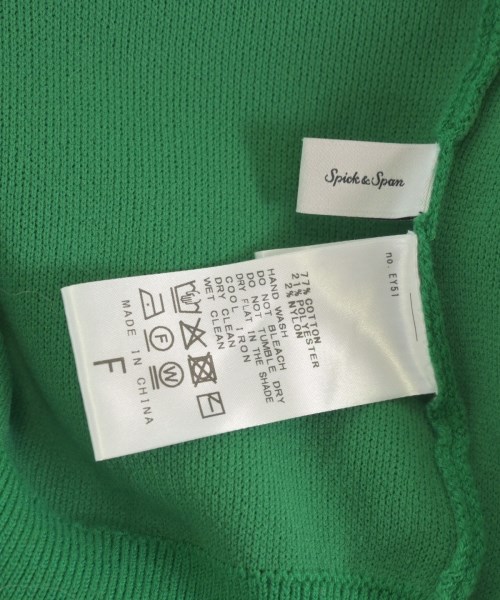 Spick and Span（スピックアンドスパン）ニット・セーター 緑 サイズ:F レディース/2200693561613