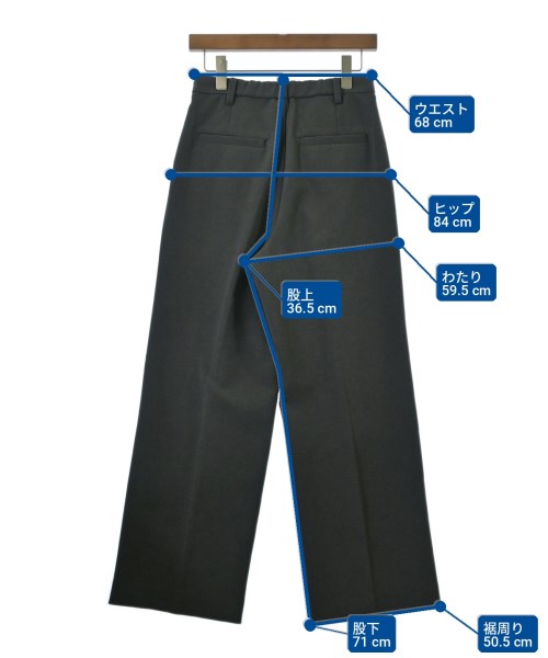 Spick and Span（スピックアンドスパン）スラックス グレー サイズ:36(S位) レディース/2200700440047