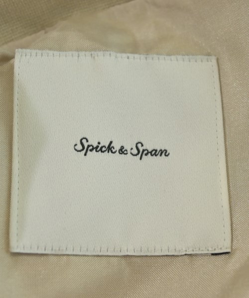 Spick and Span（スピックアンドスパン）ノーカラージャケット ベージュ サイズ:38(M位) レディース/2200700058037