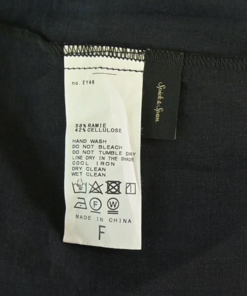 Spick and Span（スピックアンドスパン）ブラウス 黒 サイズ:F レディース/2200702556029