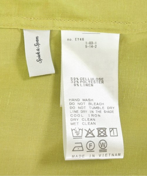 Spick and Span（スピックアンドスパン）カジュアルシャツ 緑 サイズ:F レディース/2200703275073